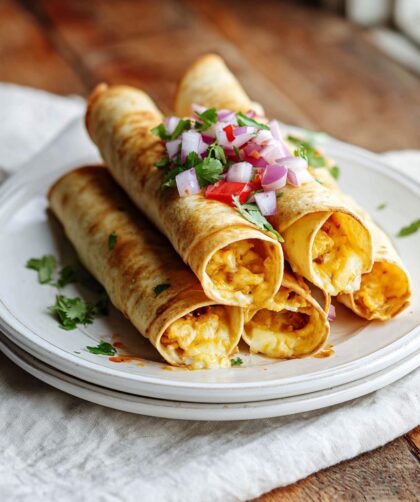 Crock Pot Cream Cheese Chicken Taquitos