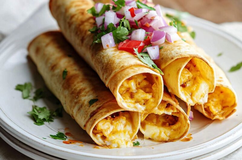Crock Pot Cream Cheese Chicken Taquitos