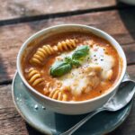 Crock Pot Creamy Chicken Parmesan Soup