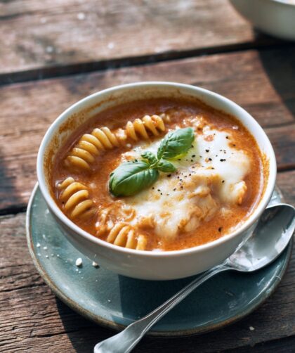 Crock Pot Creamy Chicken Parmesan Soup
