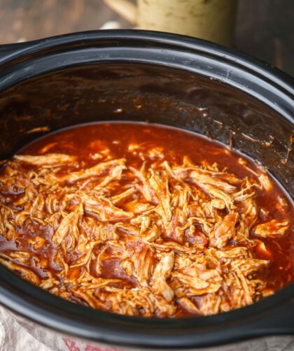 Crock Pot Dr. Pepper Pulled Chicken