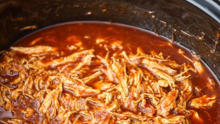 Crock Pot Dr. Pepper Pulled Chicken