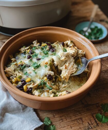 Crock Pot Green Enchilada Chicken