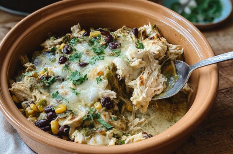 Crock Pot Green Enchilada Chicken