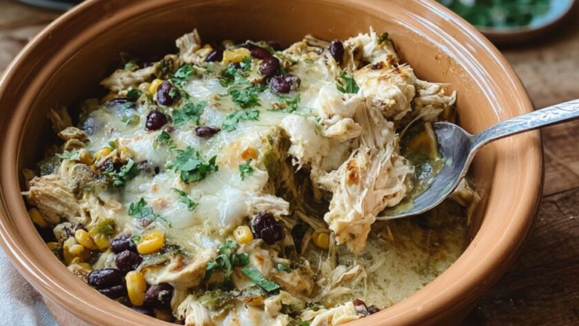 Crock Pot Green Enchilada Chicken
