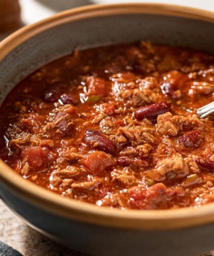 Crock Pot Leftover Turkey Chili