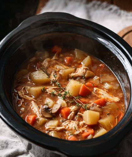 Crock Pot Leftover Turkey Stew