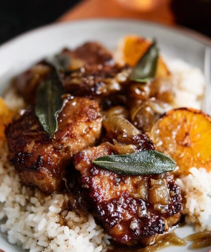 Crock Pot Maple Dijon Pork Chops