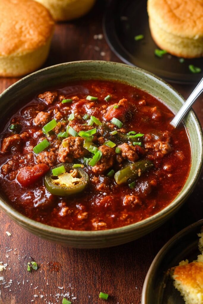 Crock Pot No-Bean Turkey Chili