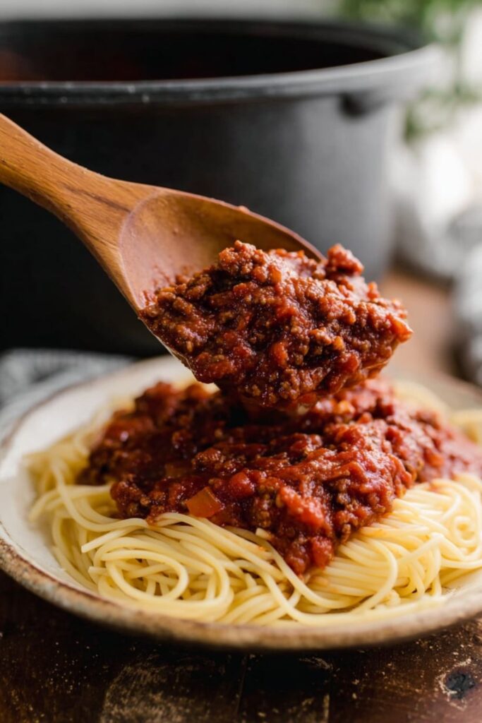 Crock Pot Venison Spaghetti Sauce