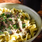 Crock Pot Venison Stroganoff