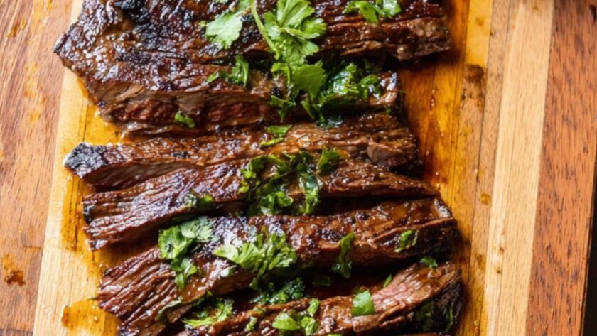 Crock Pot Beef Flank Steak