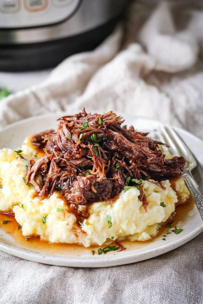 Crock Pot Beef Manhattan