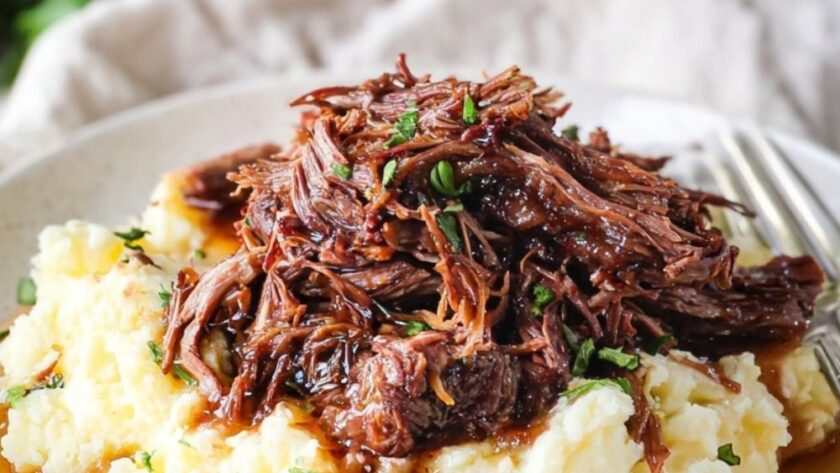 Crock Pot Beef Manhattan