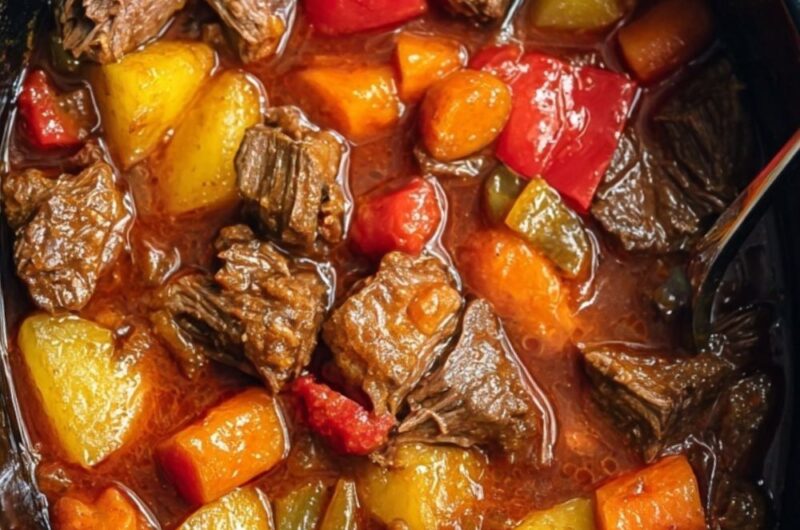 Crock Pot Beef Mechado
