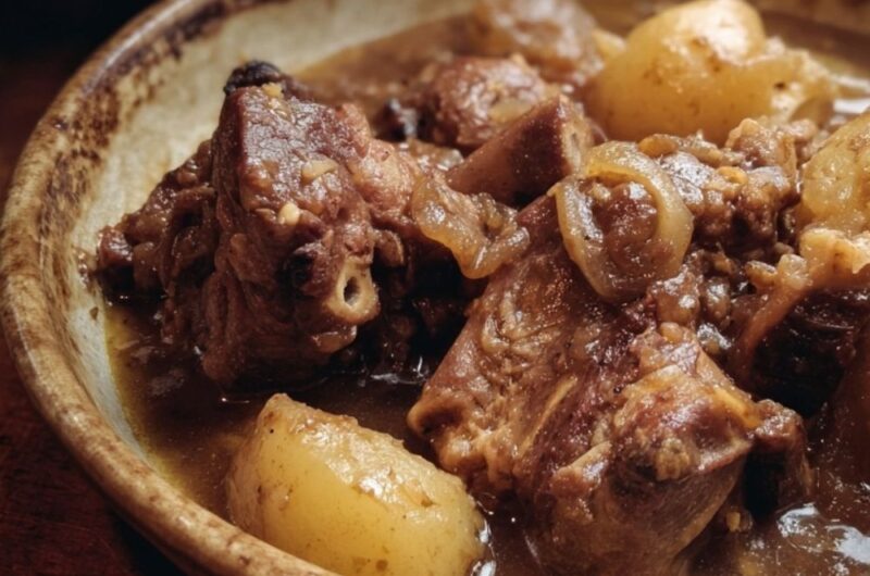 Crock Pot Beef Neck Bones