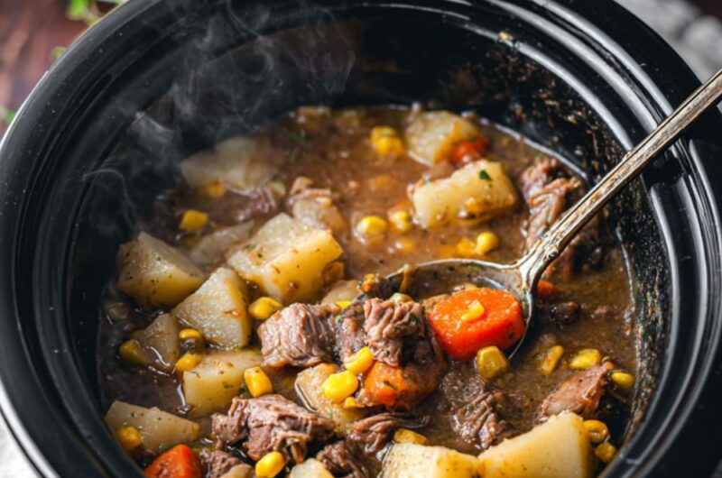 Crock Pot Beef Pot Pie