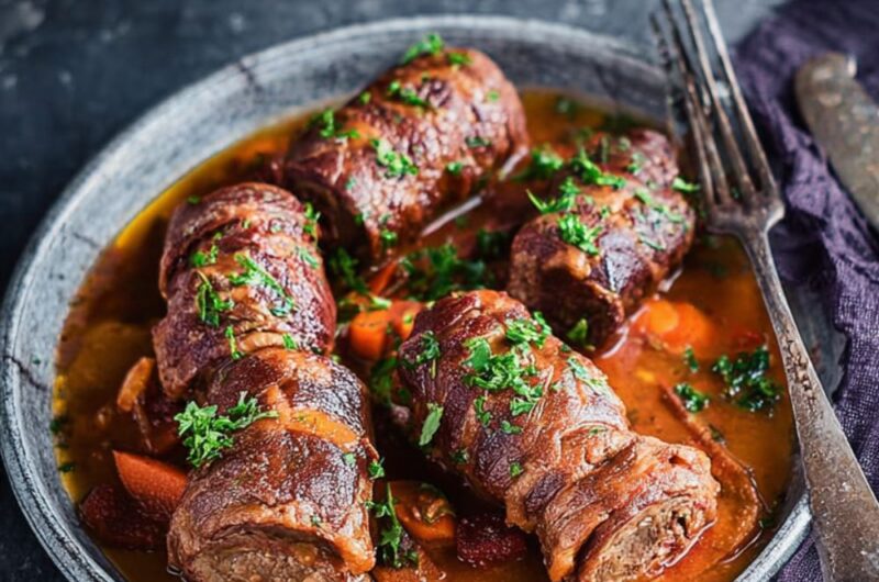 Crock Pot Beef Rouladen