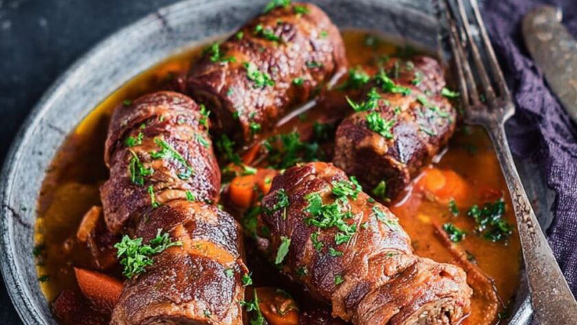 Crock Pot Beef Rouladen