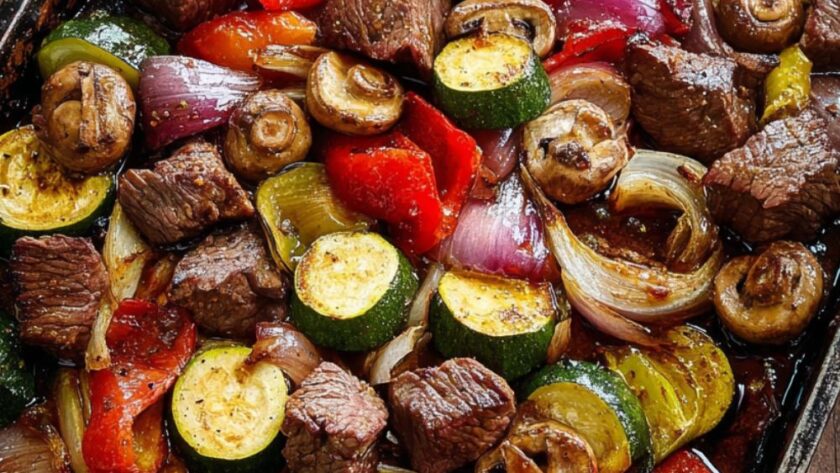 Crock Pot Beef Shishkabobs