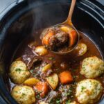 Crock Pot Beef Stew With Dumplings