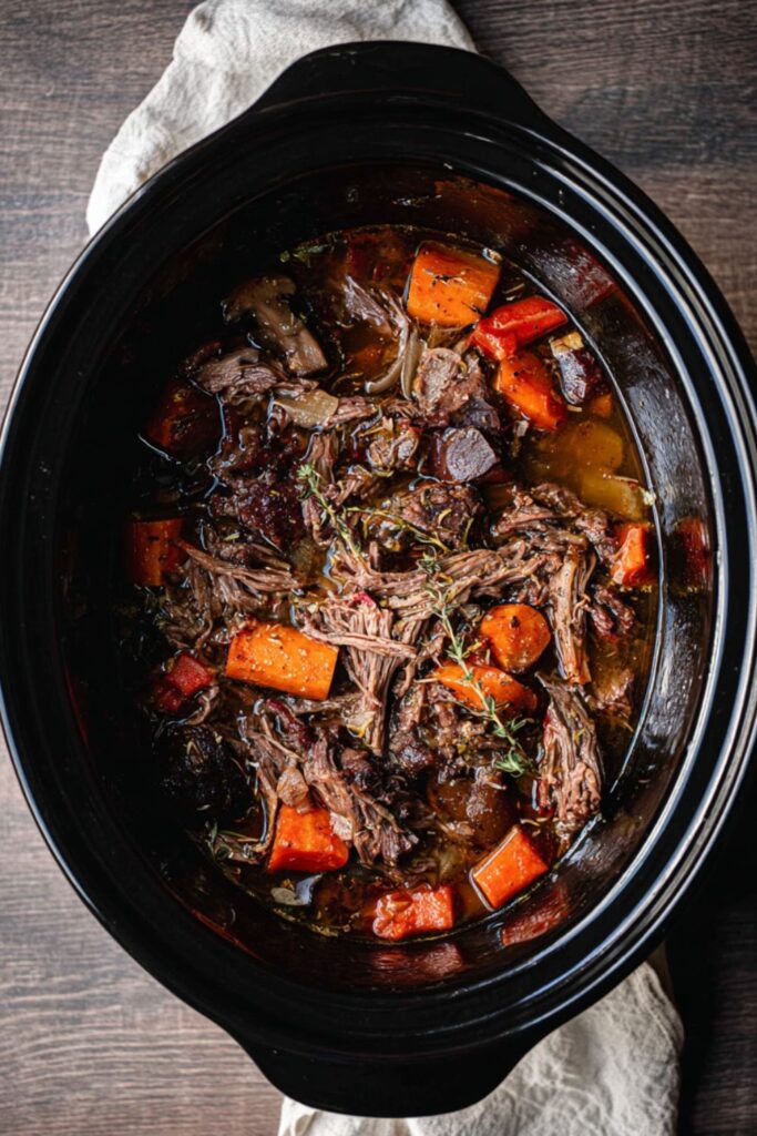 Crock Pot Beef Stew With Sweet Potatoes