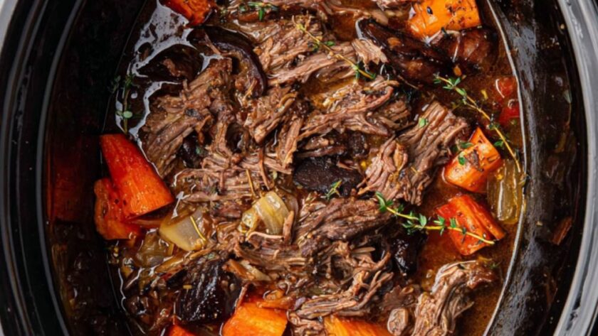Crock Pot Beef Stew With Sweet Potatoes