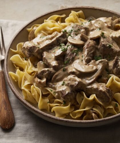 Crock Pot Beef Stroganoff