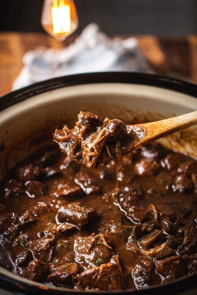 Crock Pot Beef Tips And Mushrooms