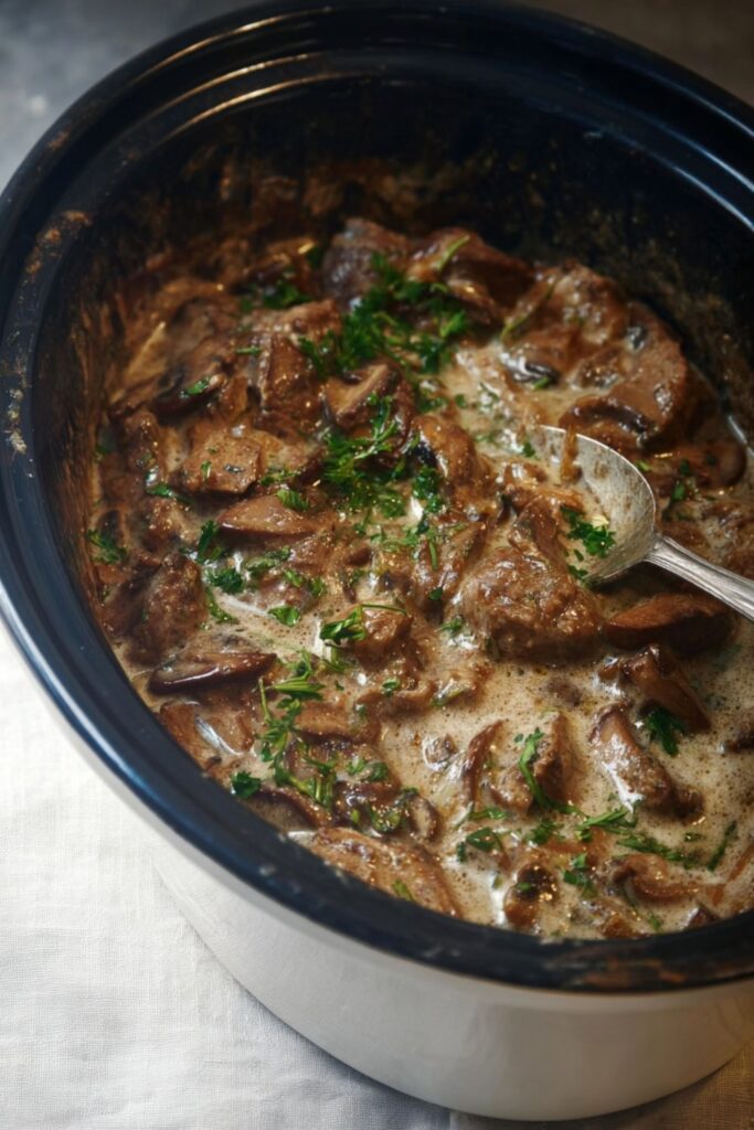 Crock Pot Beef Tips With Cream Of Mushroom Soup