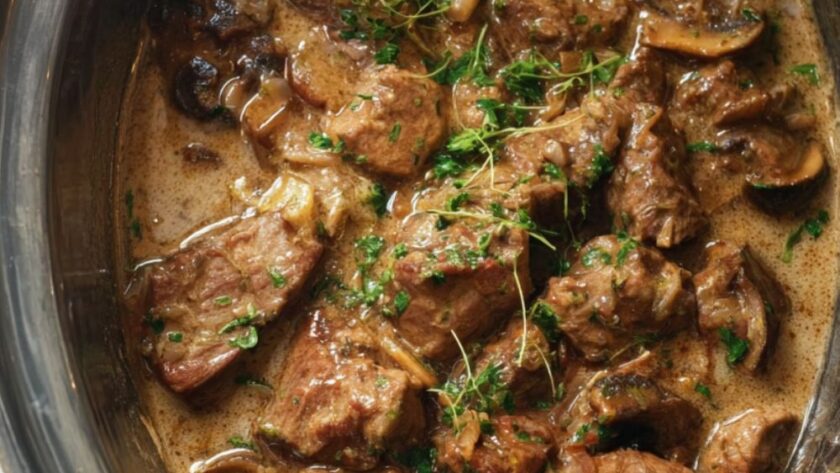 Crock Pot Beef Tips With Cream Of Mushroom Soup