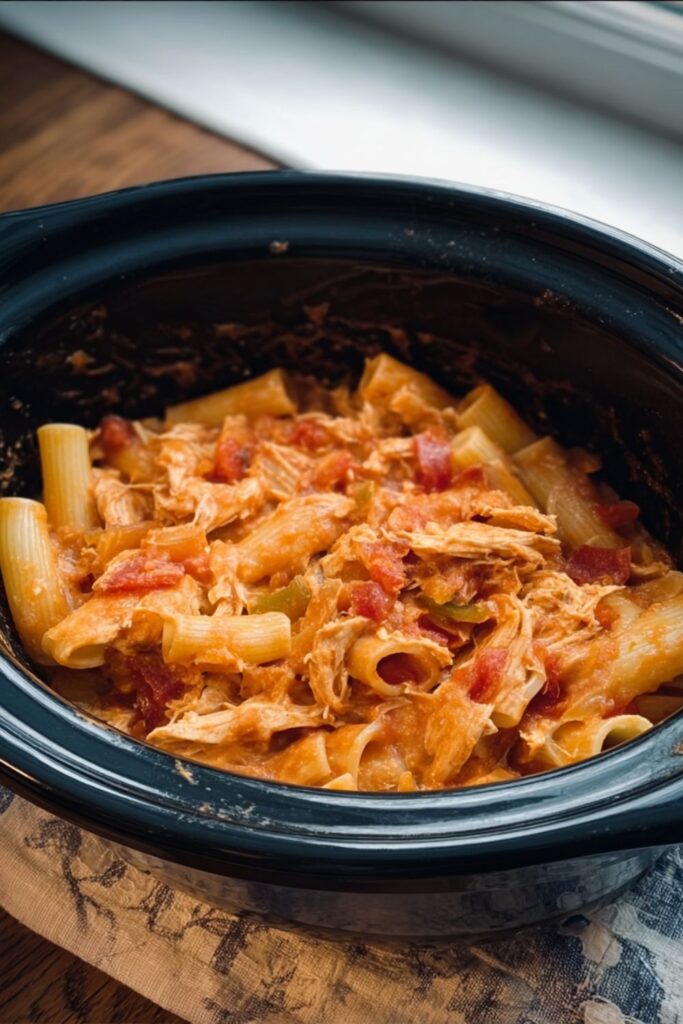 Crock Pot Chicken Riggies