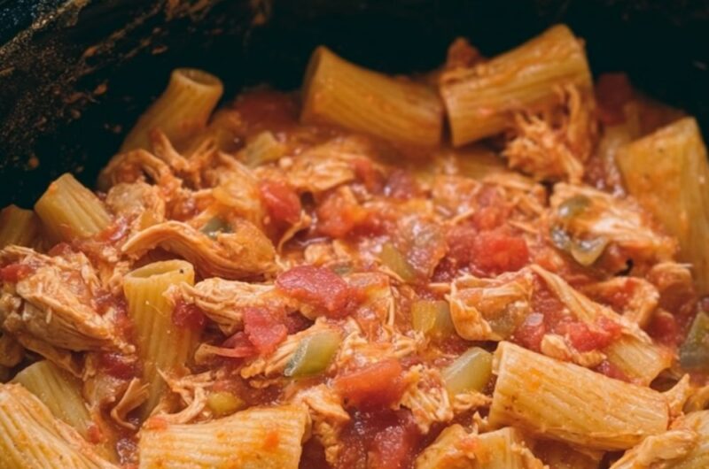 Crock Pot Chicken Riggies