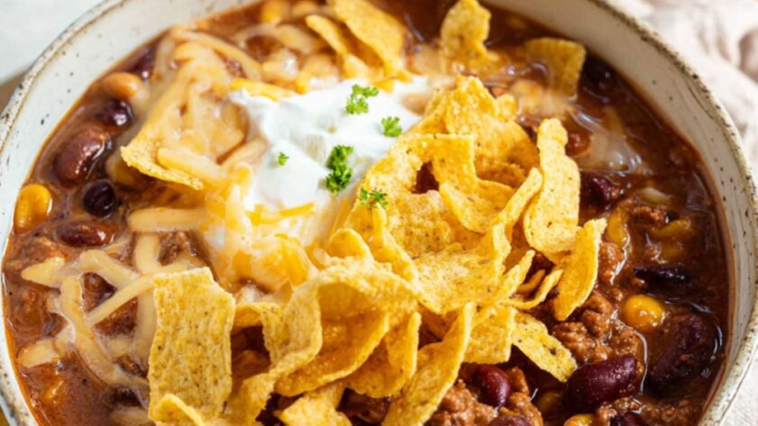 Crock Pot Creamy Beef Taco Soup