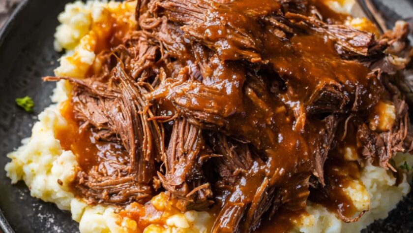 Crock Pot Cross Rib Roast