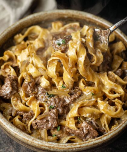 Crock Pot French Onion Beef And Noodles