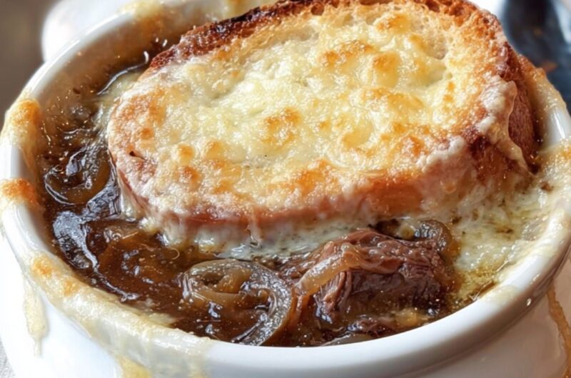 Crock Pot French Onion Beef Soup