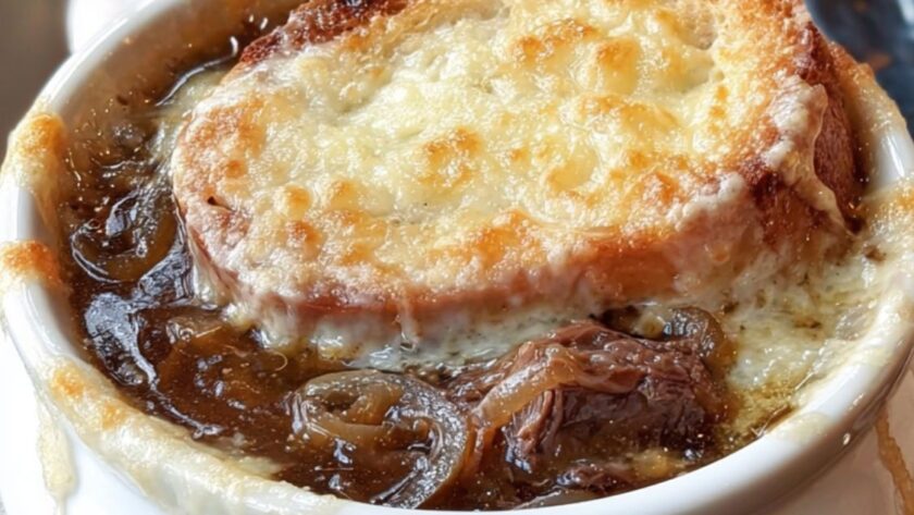 Crock Pot French Onion Beef Soup