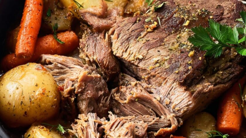 Crock Pot Frozen Roast Beef