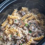 Crock Pot Gluten Free Beef Stroganoff