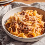 Crock Pot Ground Beef And Noodles