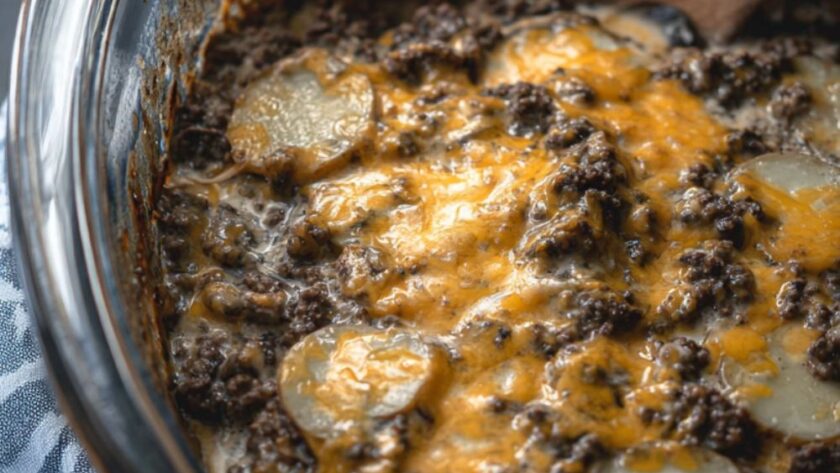 Crock Pot Ground Beef And Potato Casserole