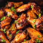 Crock Pot Honey Garlic Chicken Wings