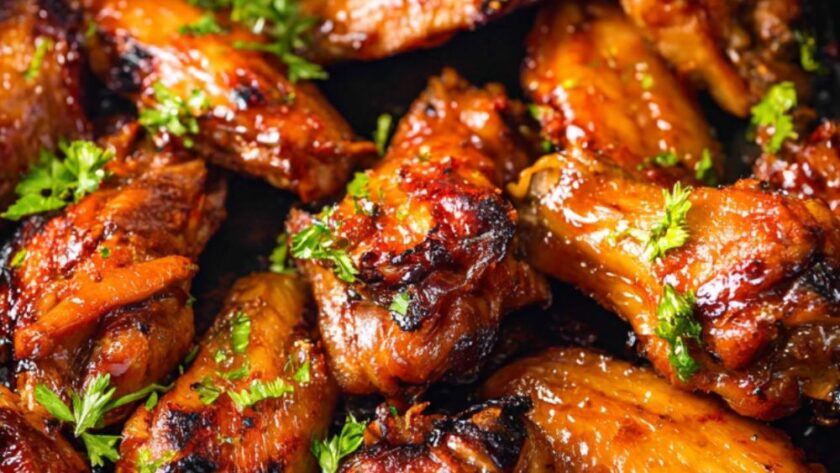 Crock Pot Honey Garlic Chicken Wings