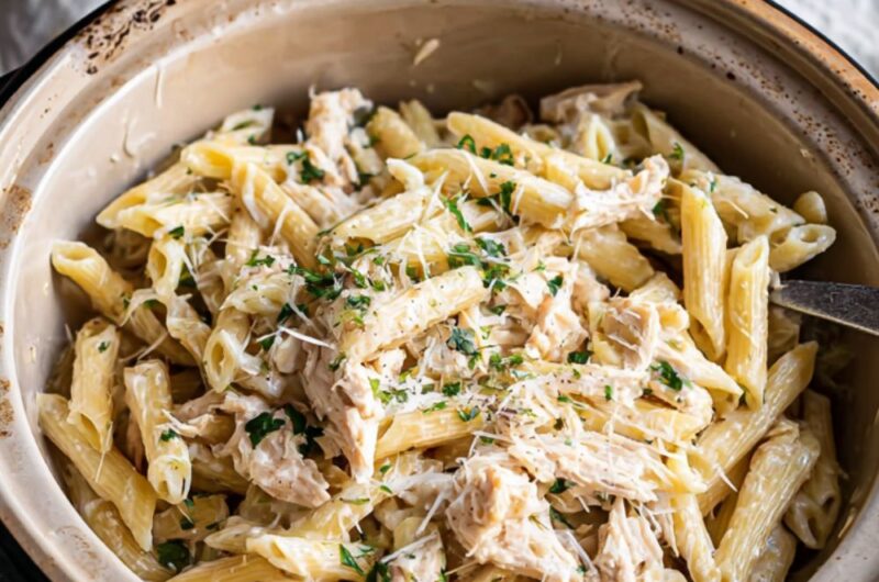 Crock Pot Italian Chicken Pasta