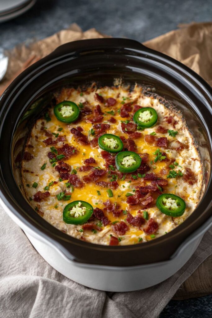 Crock Pot Jalapeno Popper Chicken