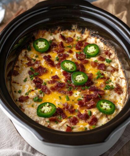 Crock Pot Jalapeno Popper Chicken