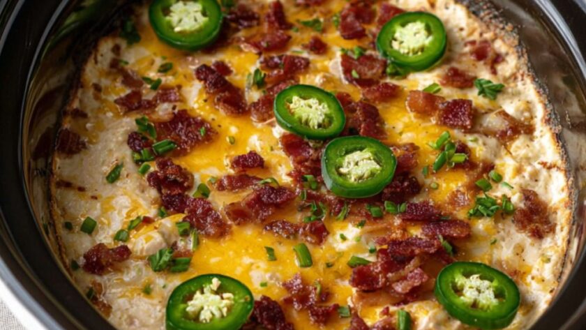 Crock Pot Jalapeno Popper Chicken