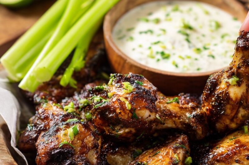 Crock Pot Jerk Chicken Wings