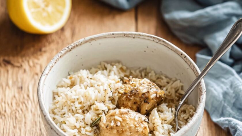 Crock Pot Lemon Chicken And Rice